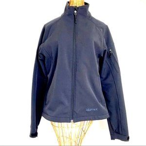 Marmot: black insulated shell jacket (L)